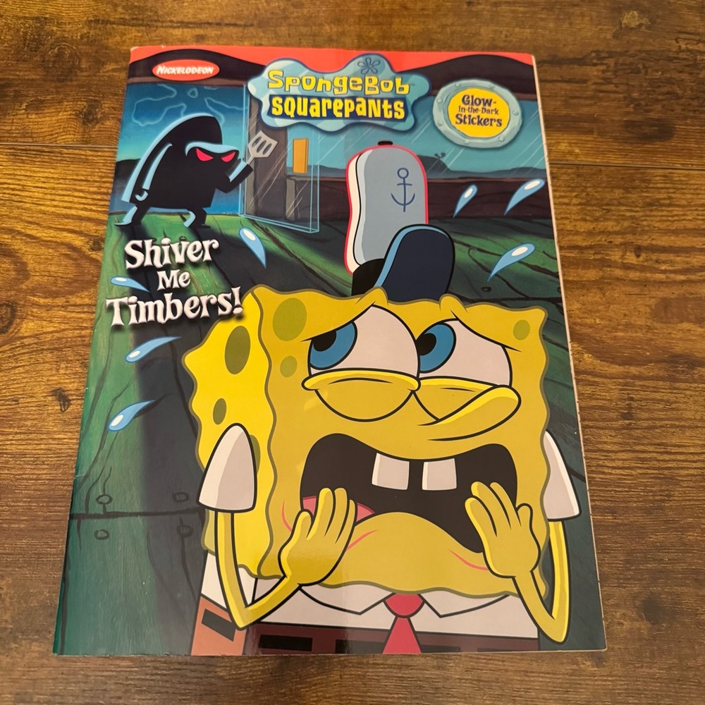 Golden Books SpongeBob SquarePants Shiver Me Timbers Sticker Book 2003